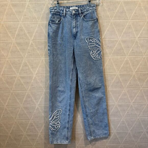 ★ Pacsun Butterfly Patch “90’s Boyfriend” Jeans ★ - Picture 2 of 7